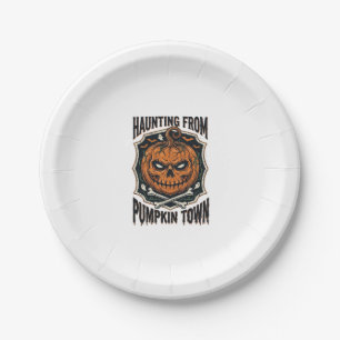 Halloween-Kürbis-Shirt Vintage Jack O Lantern Tow Pappteller