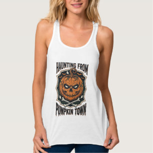 Halloween-Kürbis-Shirt Vintage Jack O Lantern Tow Tank Top
