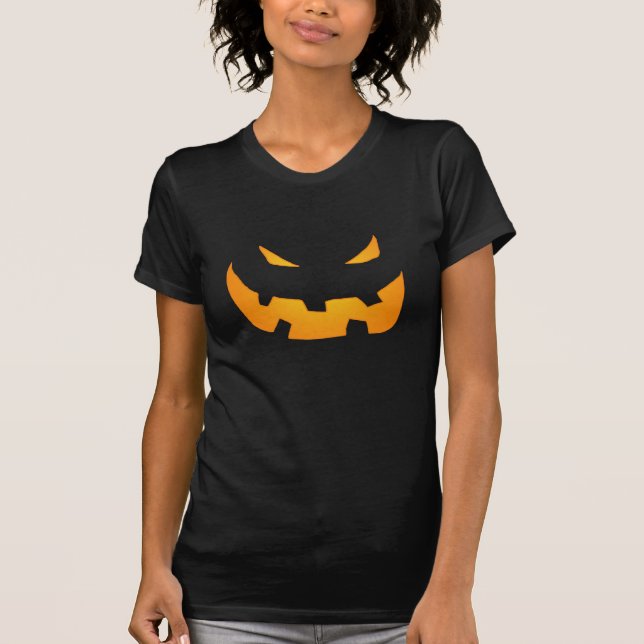 Halloween-Kürbis T-Shirt (Vorderseite)