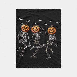 Halloween-Kürbis-Tanz-Skelett-Kostüm Frauen M Fleecedecke