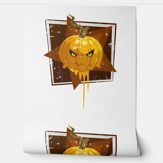 Halloween-Kürbis Tapete (Abrollen)
