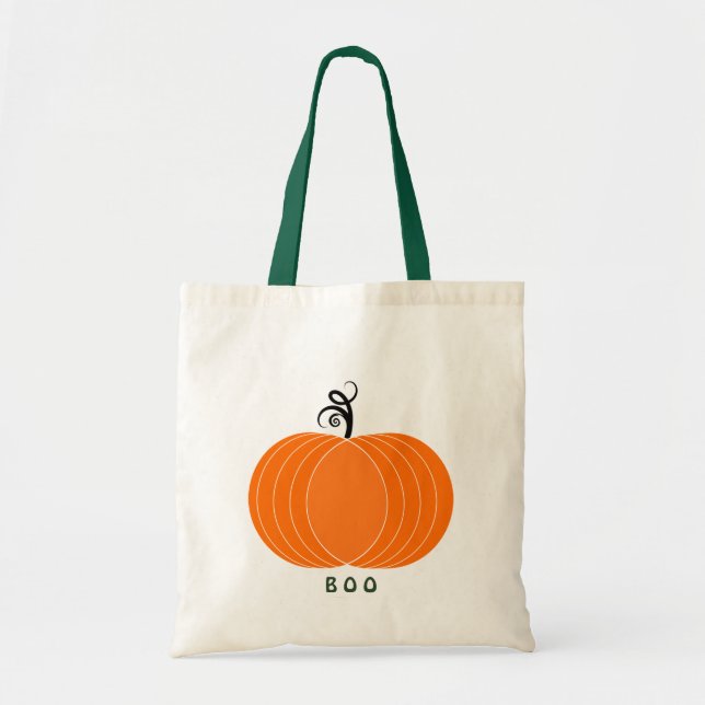 Halloween-Kürbis-Tasche Tragetasche (Vorne)