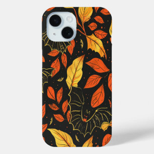 Halloween-Kürbis und Fledermäuse Muster Vintage He Case-Mate iPhone Hülle