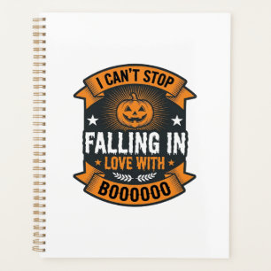 Halloween-Kürbis verliebt in Vintage-Shirt De Planer