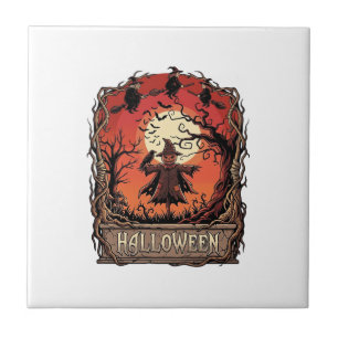 Halloween-Kürbis-Vogelscheuche-Hexen-Vollmond_1 Fliese