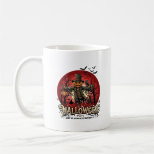Halloween-Kürbis-Vogelscheuche-Rabe-Fledermäuse_1 Kaffeetasse