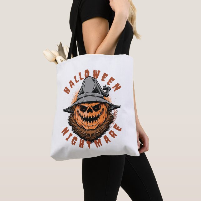 Halloween-Kürbis-Vogelscheuchen-Design (Von Nahem)