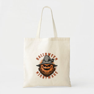 Halloween-Kürbis-Vogelscheuchendesign Tragetasche