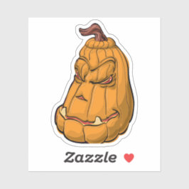 Halloween-Kürbisbild Aufkleber