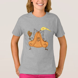 Halloween-Kürbischarakter-T - Shirt
