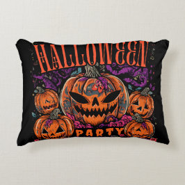 Halloween, Kürbiscoven blüht, Gothic Dekokissen