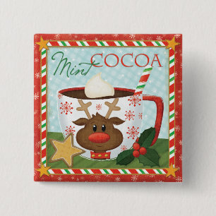 Halloween-Kürbise auf Friedhof Button