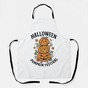 Halloween-Kürbisfestival Vintage-Jack-O-Lantern Schürze