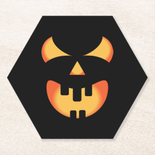 Halloween-Kürbisgesicht Untersetzer