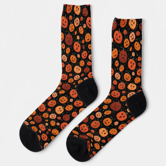 Halloween-Kürbisgesichts-Socken Socken