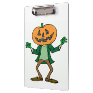 HALLOWEEN-KÜRBISKOPF KLEMMBRETT