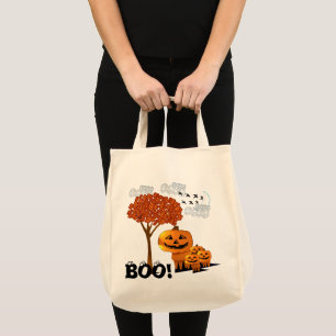 Halloween-Kürbisköpfe - Tragetasche