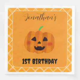 Halloween Kürbislaterne Geburtstagsparty Napkins Serviette