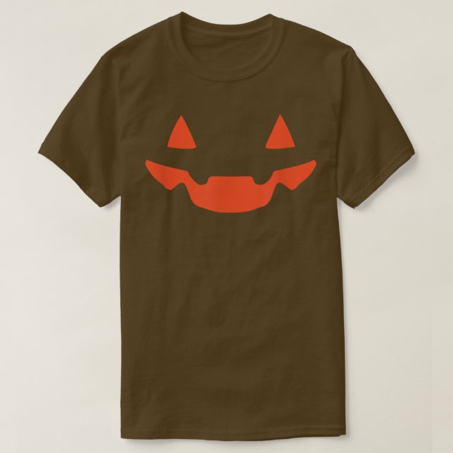 Halloween Kürbislaterne Jackolantern Niedlich Happ T-Shirt (Design vorne)