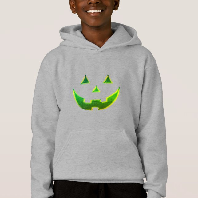 Halloween-Kürbislaterne-Kürbiskürbis Hoodie (Vorderseite)
