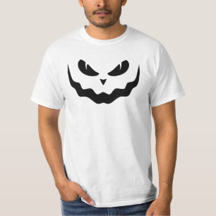 Halloween Kürbislaterne Pumpkin Creepy Face T-Shirt