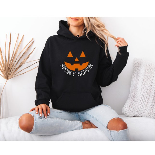 Halloween Kürbislaterne Pumpkin Face Hoodie (Von Creator hochgeladen)