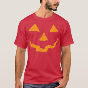 Halloween Kürbislaterne Pumpkin Face T-Shirt