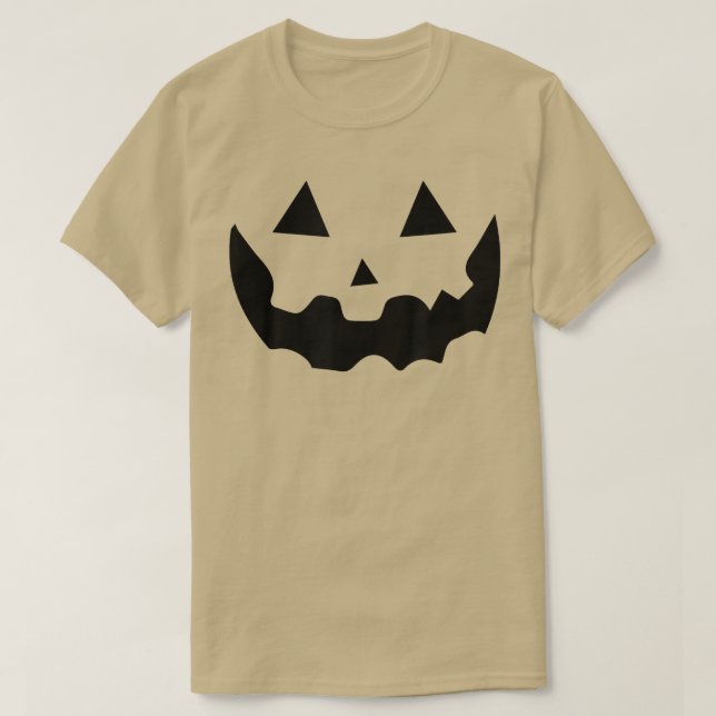 Halloween Kürbislaterne Pumpkin-Gesicht Typ A 22 T-Shirt (Design vorne)
