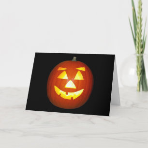 Halloween Kürbislaterne Pumpkin Karte