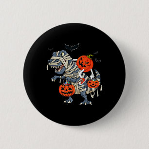 Halloween Kürbislaterne Riding T Rex Boys Girls K Button
