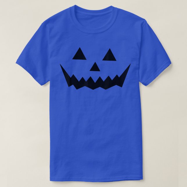 Halloween-Kürbislaterne T-Shirt (Design vorne)