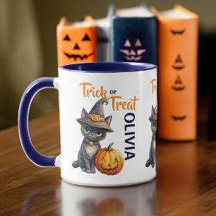 Halloween-Kürbislaterne Tasse