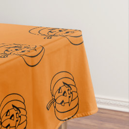 Halloween-Kürbislaterne Tischdecke