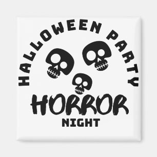 Halloween-Kürbismaske Süßes oder Saures Stil Magnet