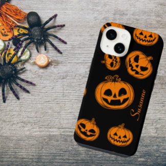 Halloween-Kürbismuster-Handy 14 Hülle iPhone 14 Hülle