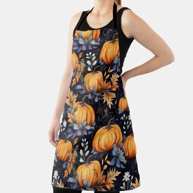 Halloween-Kürbismuster-Schürze Schürze (InSitu)