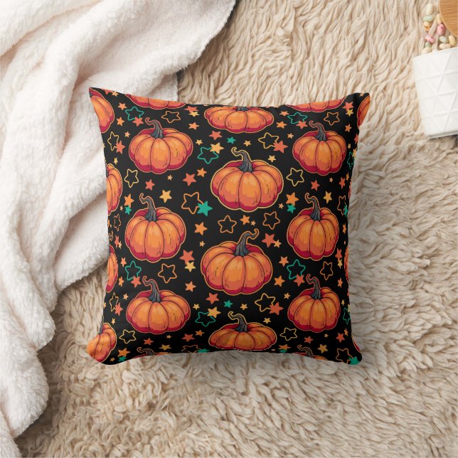 Halloween-Kürbisse Kissen (Decke)