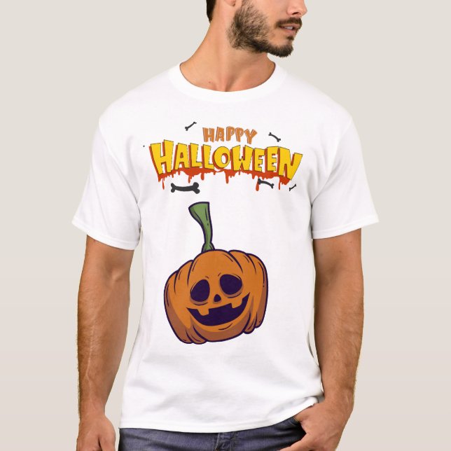 Halloween-Kürbisse T-Shirt (Vorderseite)