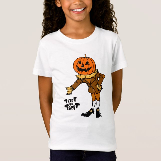 HALLOWEEN Kürbistrick oder Gaumen T-Shirt (Vorderseite)
