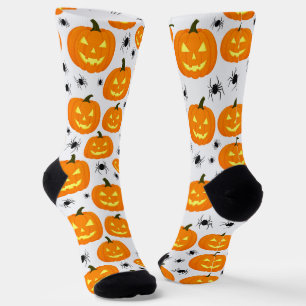 Halloween-Kürbisumzug Socken