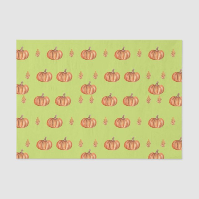 Halloween-Kürkin-Tissue Seidenpapier (Vorderseite)