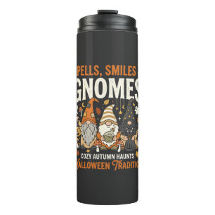 Halloween Kuschel-Gnom-Treffen Thermosbecher