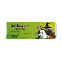 Halloween-Label Geburtstagskinder-Party Halloween-