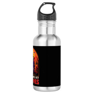 Halloween-Labor-Monster-Kürbis-Mond-Vektor Edelstahlflasche