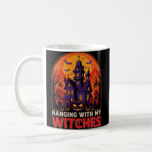 Halloween-Labor-Monster-Kürbis-Mond-Vektor Kaffeetasse