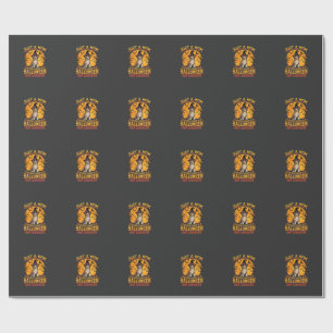 Halloween Labrador Mama Hexenhund Design_1 Geschenkpapier