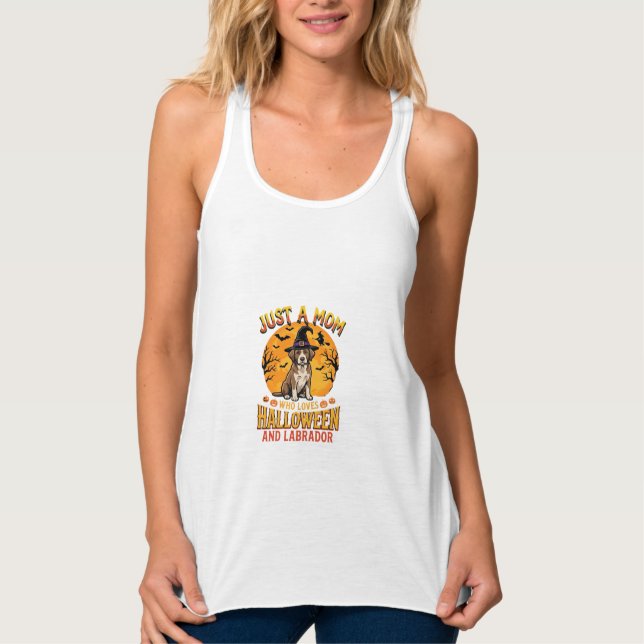 Halloween Labrador Mama Hexenhund Design_1 Tank Top (Vorderseite)