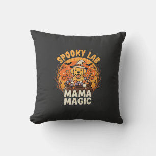 Halloween Labrador Mama Magie Kissen