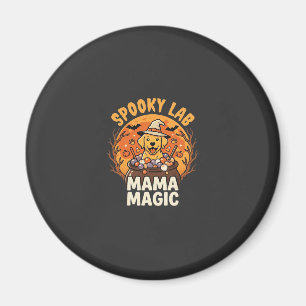 Halloween Labrador Mama Magie Magnet