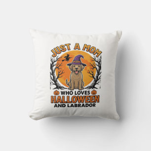 Halloween Labrador Mama Vintage Hund Design_1 Kissen